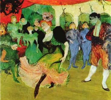  Henri  Toulouse-Lautrec Dance to the Moulin Rouge China oil painting art